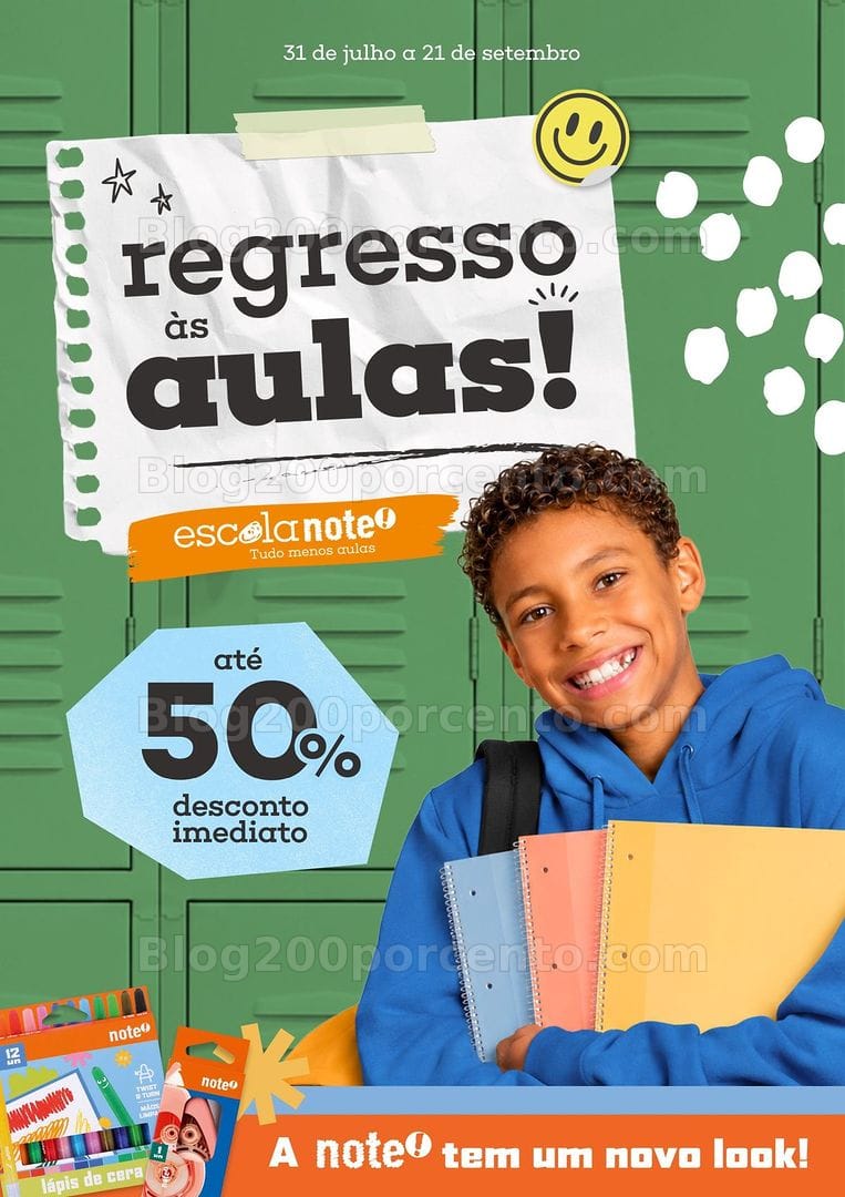 Antevisão Folheto NOTE Regresso às Aulas Promoções até 21 setembro